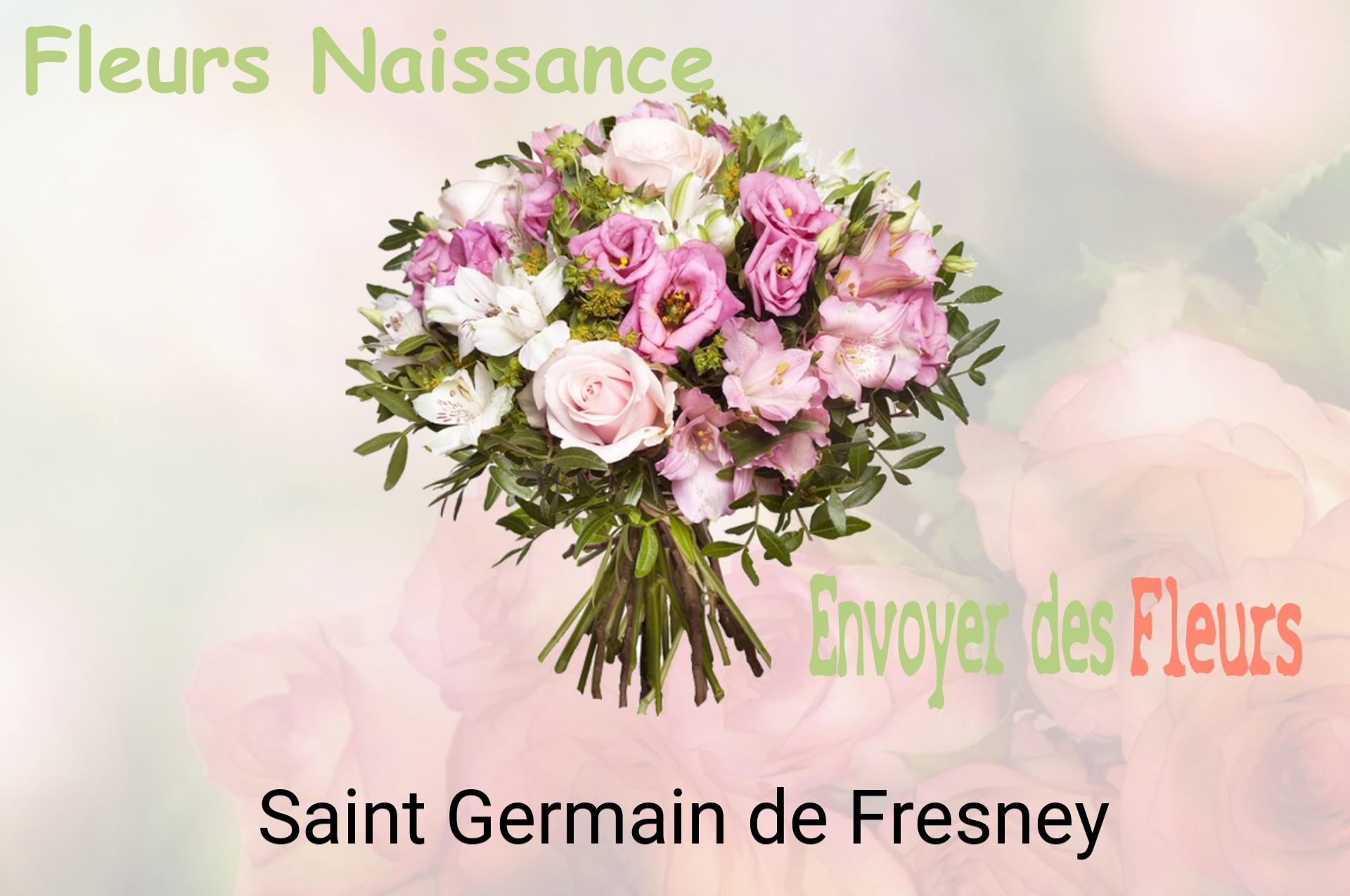 Bouquet de fleurs de naissance livré à Saint-Germain-de-Fresney