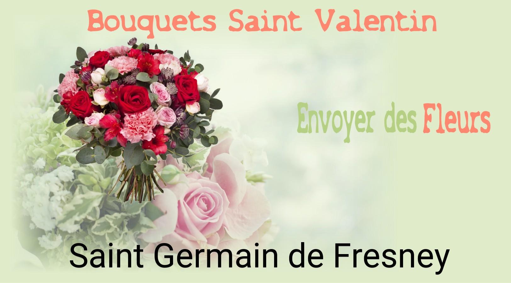 Roses de Saint-Valentin livrées à Saint-Germain-de-Fresney